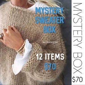 MYSTERY SWEATER BOX 12\$70
